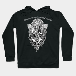 Ganesh:  Wisdom is the Supreme Wealth Hoodie